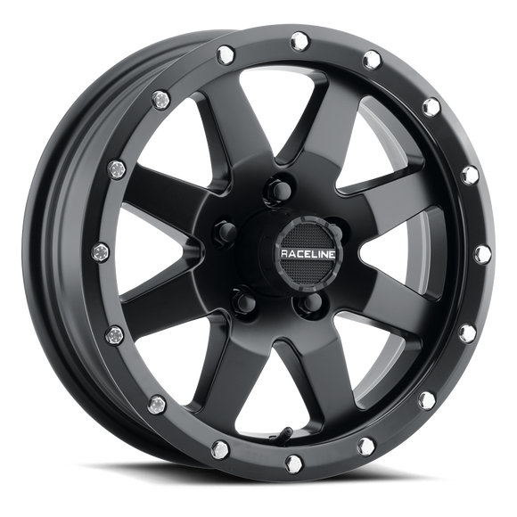15x5 Raceline 935B Satin Black 5x114.3 5x4.5 ET0 Wheel Rim