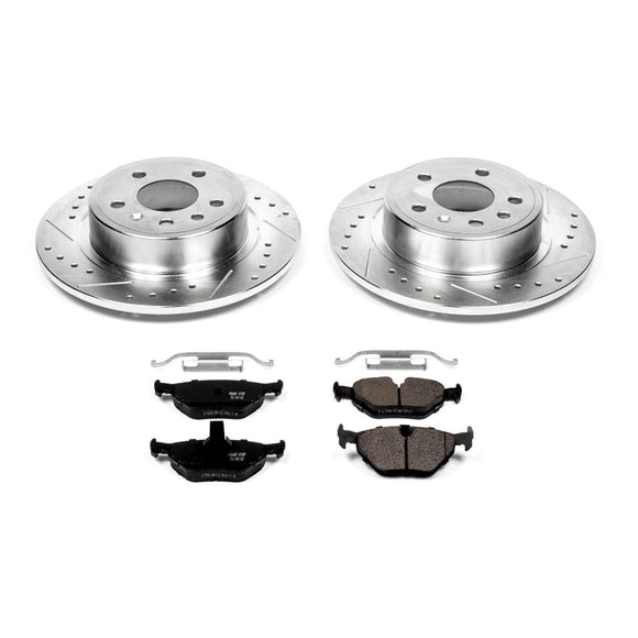 PowerStop Z23 Daily Driver Carbon-Fiber Ceramic Brake Pad and Drilled & Slotted