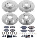 PowerStop Z23 Daily Driver Carbon-Fiber Ceramic Brake Pad and Drilled & Slotted