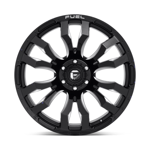 20x10 Fuel Off-Road D673 Blitz Gloss Black Milled 8x165.1 ET-18 CB125.1 Wheel
