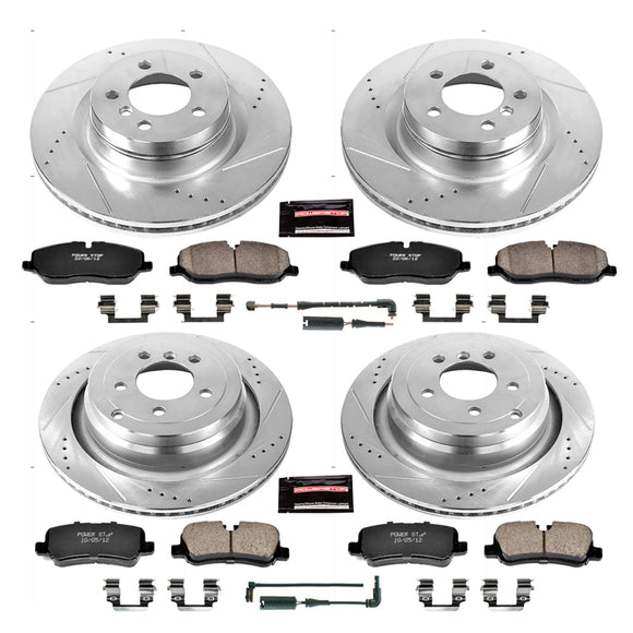 PowerStop Z23 Daily Driver Carbon-Fiber Ceramic Brake Pad and Drilled & Slotted