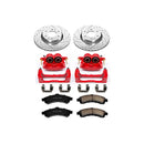 PowerStop Z23 Daily Driver Carbon-Fiber Ceramic Pads Drilled & Slotted Rotor & C