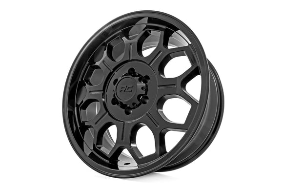 20x9 Rough Country 77 Series Gloss Black 6x135 ET18 Wheel Rim