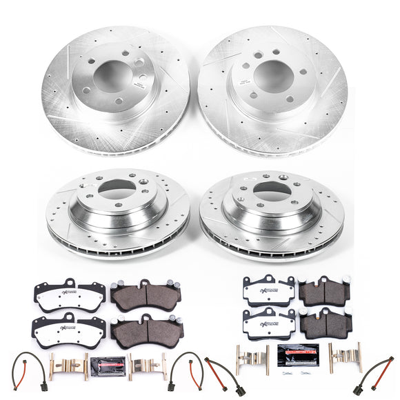 PowerStop Z26 Street Performance Ceramic Brake Pad and Drilled & Slotted Rotor K