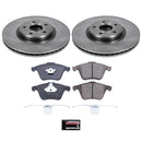 PowerStop OE Stock Replacement Low-Dust Ceramic Brake Pad and Rotor Kit