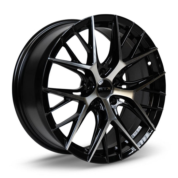 18x8 RTX Valkyrie Gloss Black Machined 5x112 ET38 wheel/rim