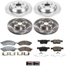 OE Stock Replacement Low-Dust Ceramic Brake Pad and Rotor Kit