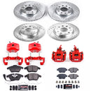 PowerStop Z23 Daily Driver Carbon-Fiber Ceramic Pads Drilled & Slotted Rotor & C