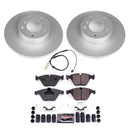PowerStop Genuine Geomet Coated Rotor and Carbon-Fiber Ceramic Brake Pad Kit