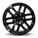 18x9 RTX Oak Gloss Black 6x135 ET30 wheel/rim