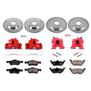PowerStop Z23 Daily Driver Carbon-Fiber Ceramic Pads Drilled & Slotted Rotor & C