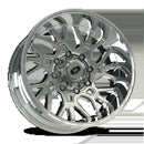 22x10 Vision 404 Brawl Chrome Wheel 8x180 ET-19 CB124.2