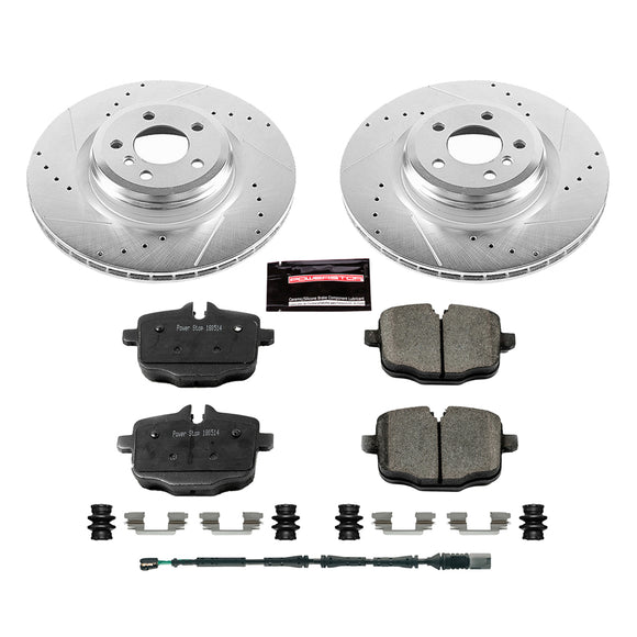 PowerStop Z23 Daily Driver Carbon-Fiber Ceramic Brake Pad and Drilled & Slotted