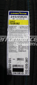 245/45R20 Goodyear Eagle Touring 99V BSW SL 245 45 20 2454520-7