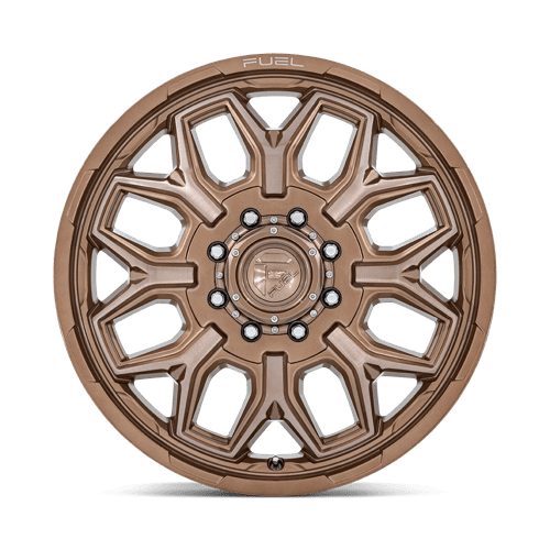 22x8.25 Fuel Off-Road D876 Flux Dually Platinum Bronze 8x165.1 ET104 Wheel