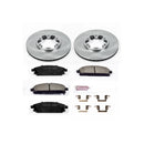 PowerStop OE Stock Replacement Low-Dust Ceramic Brake Pad and Rotor Kit