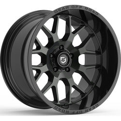 18X9 Gear Off Road 763B Raid Gloss Black 8x180 ET18 wheel/rim