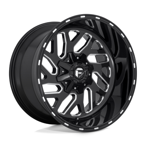 20x12 Fuel Off-Road D581 Triton Gloss Black Milled 8x180 ET-43 CB124.2 Wheel Rim