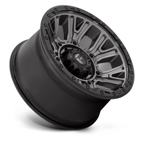 20x10 Fuel Off-Road D825 Traction Matte Gunmetal Black Ring 8x180 ET-18 Wheel