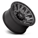 20x10 Fuel Off-Road D825 Traction Matte Gunmetal Black Ring 8x180 ET-18 Wheel