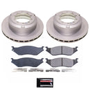 PowerStop Genuine Geomet Coated Rotor and Low-Dust Ceramic Brake Pad Kit