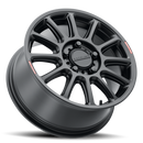 15x7 Raceline A14VB Alpha V Satin Black 5x114.3 ET56 CB68 Wheel