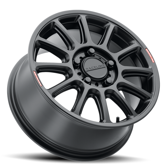 15x7 Raceline A14VB Alpha V Satin Black 5x114.3 ET56 CB68 Wheel