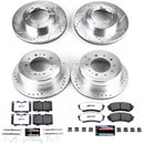 PowerStop Z36 Carbon-Fiber Ceramic Brake Pad with Drilled and Slotted Rotor Kit