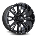 20x10 Hardrock Spine XPosed Gloss Black Milled 6x135 ET-19 wheel/rim