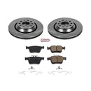 PowerStop OE Stock Replacement Low-Dust Ceramic Brake Pad and Rotor Kit