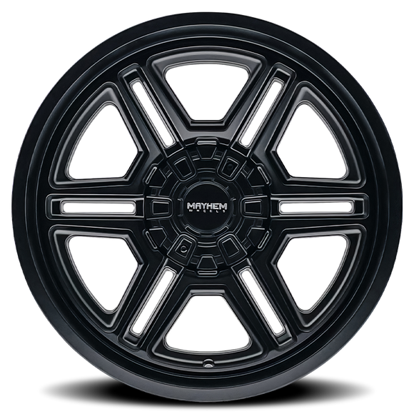 20x10 Mayhem Hermosa Matte Black 8x170 ET-25 CB125.2 Wheel Rim