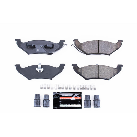 PowerStop Z23 Evolution Sport Carbon-Fiber Brake Pads With Hardware