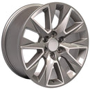 20" Replica Wheel CV26 Fits Chevrolet Silverado LTZ Rim 20x9 Machined Wheel