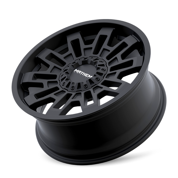 18x9 Mayhem 8113 Cortex Matte Black 5x127 5x139.7 5x5 5x5.5 ET0 Wheel Rim