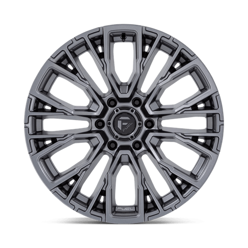 20x9 Fuel Off-Road D848 Rebar Gray 6x139.7 ET1 CB106.1 Wheel Rim