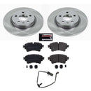 PowerStop OE Stock Replacement Low-Dust Ceramic Brake Pad and Rotor Kit