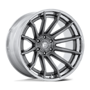 20x10 Fuel Off-Road FC403 Burn Platinum With Chrome Lip 5x127 ET-18 CB71.5 Wheel