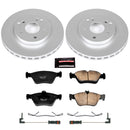 PowerStop Genuine Geomet Coated Rotor and Carbon-Fiber Ceramic Brake Pad Kit