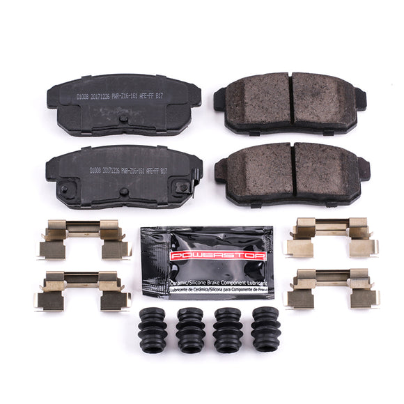 PowerStop Z23 Evolution Sport Carbon-Fiber Brake Pads With Hardware