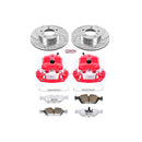 PowerStop Z26 Street Performance Ceramic Brake Pad, Drilled Slotted Rotor, and C