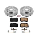 PowerStop OE Stock Replacement Low-Dust Ceramic Brake Pad and Rotor Kit