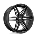 26X10 DUB 1PC S267 Dirty Dog Glossy Black Milled 6X135 ET30 Wheel Rim