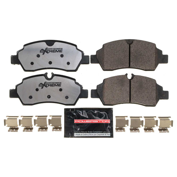 PowerStop Z36 Truck And Tow Carbon-Fiber Ceramic Brake Pads With Hardware