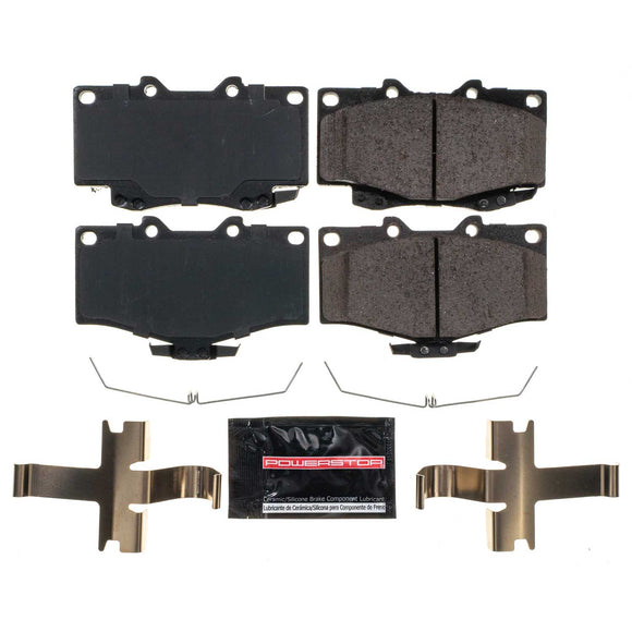 PowerStop Z23 Evolution Sport Carbon-Fiber Brake Pads With Hardware