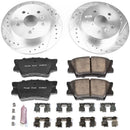 PowerStop Z23 Daily Driver Carbon-Fiber Ceramic Brake Pad and Drilled & Slotted