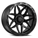 20x10 Lock Off-Road Matrix Matte Black 6x135 6x139.7 6x5.5 ET-18 Wheel Rim