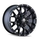 17X7.5 Mayhem Warrior Black-Matte Wheel/Rim 5x110 ET30 8015-7760MB30