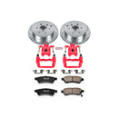 PowerStop Z23 Daily Driver Carbon-Fiber Ceramic Pads Drilled & Slotted Rotor & C