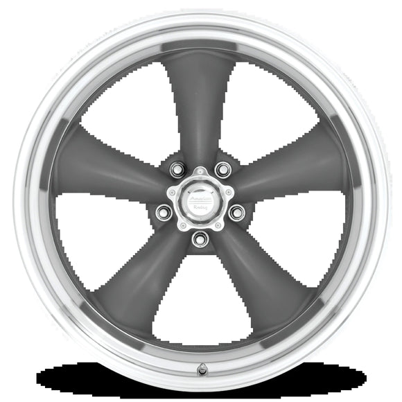 15x4 American Racing Classic Torq Thrust II 1 Pc Gray Wheel 5X120.7 15-4