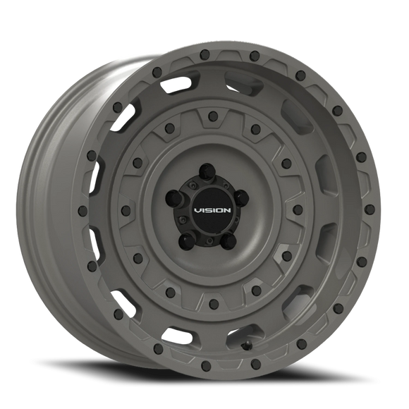 17x10 Vision 403 Tactical Thrashed Gun Metal 5x139.7 5x5.5 ET-32 Wheel Rim